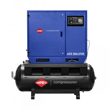 Compresseur Silencieux APZ 900-270S 10 bar 7.5 ch / 5.5 kW 611 l/min 270 L - NOUVEAUTÉ
