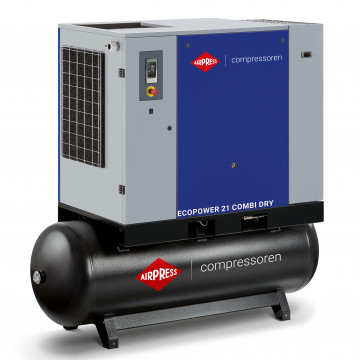 Compresseur à vis EcoPower 21 Combi Dry 10 bar 20 ch/15 kW 2317 l/min 500 L 