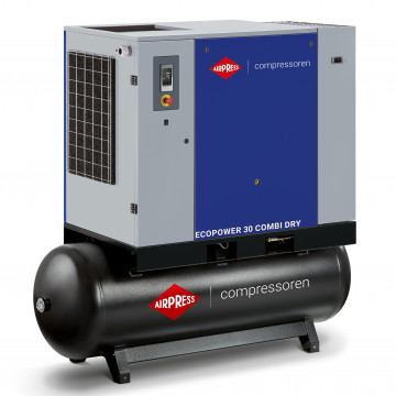 Compresseur à vis EcoPower 30 Combi Dry 10 bar 30 ch/22 kW 3217 l/min 500 L