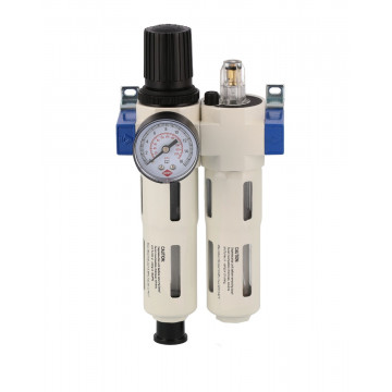 Filtre huileur régulateur de pression 1000-1300 l/min 0-15 bar 5 microns 1/4" Femelle
