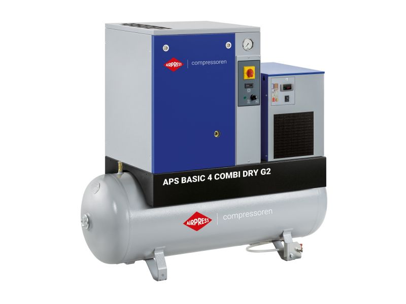 Compresseur à vis APS 4 Basic G2 Combi Dry 10 bar 4 ch/3 kW 366 l/min 200 L