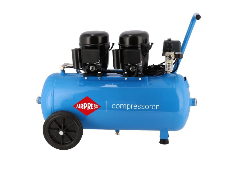 Compresseur Extra Silencieux L 100-50 8 bar 1 ch/0.74 kW 80 l/min 50 L