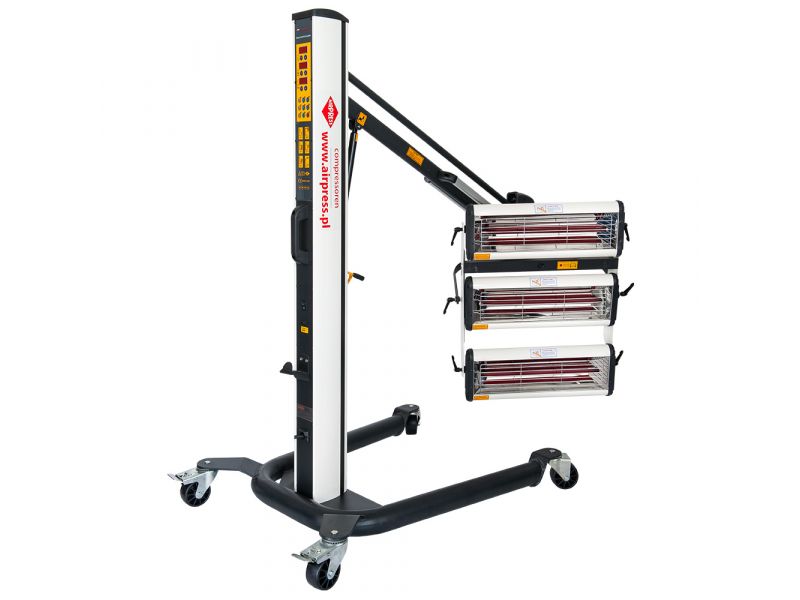 Sécheurs infrarouges 3x1000W 40-100°C 230 V avec capteur de distance