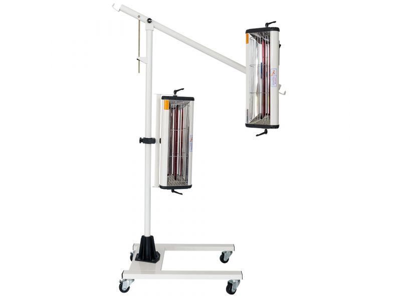 Sécheurs infrarouges 2x1000W 40-100°C 230 V