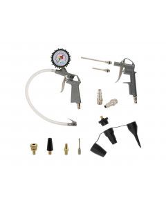 Kit d'accessoires pour gonfleur et pistolet à air 15 pièces