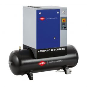 Compresseur à vis APS 10 Basic Combi G2 10 bar 10 ch/7.5 kW 984 l/min 500 L