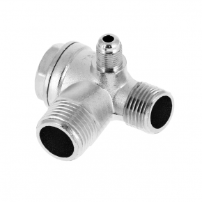 Clapet anti retour 1/2" x 3/8" x 1/8" Mâle pour compresseur HLO 215-25 - L 6-105 - L 6-95 et H 185-6