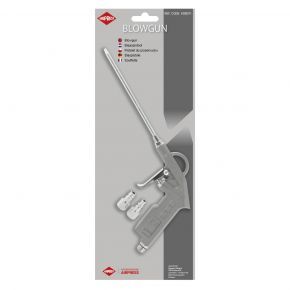 Soufflette bec long 160 mm Aluminium 6 bar + Raccord - Sous blister