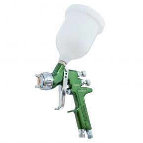 Pistolet à peinture HVLP Buse 1,2 mm 2 bar Godet 600 ml 340-400 l/min