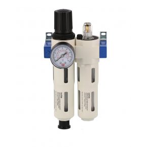 Filtre huileur régulateur de pression 1000-1300 l/min 0-15 bar 5 microns 1/4" Femelle