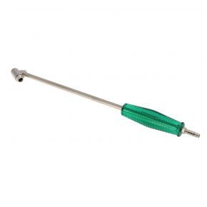 Buse de gonflage longue 200 mm 45° 12 bar 8 mm type station service pour voiture