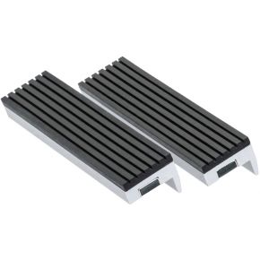 Mâchoires de protection magnétique type caoutchouc 125 mm