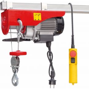 Treuil / Palan électrique 125/250 kg 10-5 m/min 12 m 0.5 kW