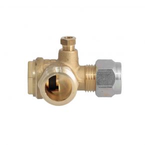 Clapet anti retour 3/4 "x 1/2" x 1/8 " avec Filetage femelle 1/2" et Bague coupante