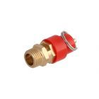 Soupape de sécurité réglable 550 l/min 11 bar 1/4" - Sous blister