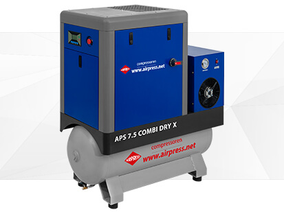 Airpress Série-X Compresseur à vis 7-5 Combi Dry