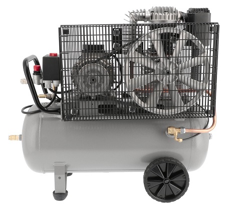 Compresseur d'air double piston avec système de refroidissement efficace - Airpress