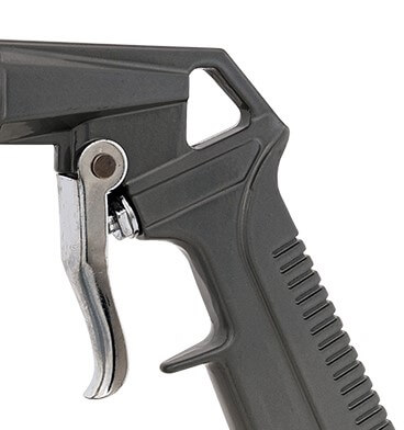 Pistolet pour sablage Airpress : construction solide, poignée de suspension pratique