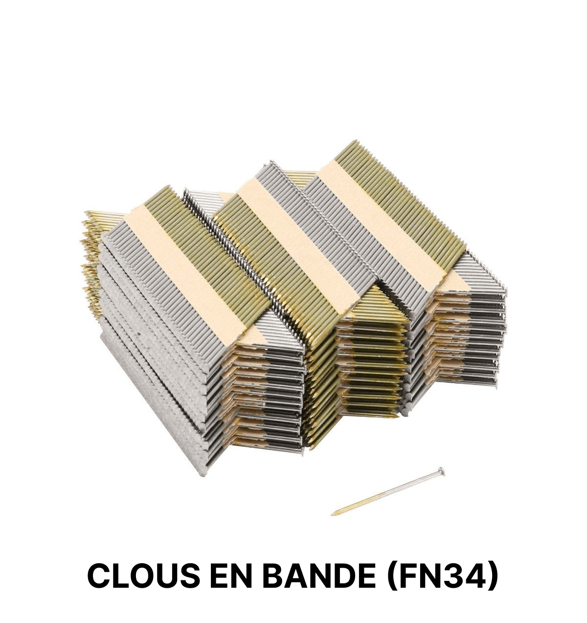 Clous pour cloueuse pneumatique (en bande) | Airpress