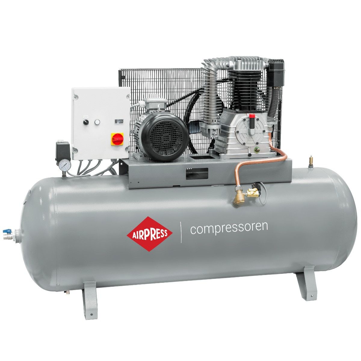 Compresseur HK 1500-500 SD Pro, compresseur silencieux de 500 L avec démarreur étoile/triangle | Airpress