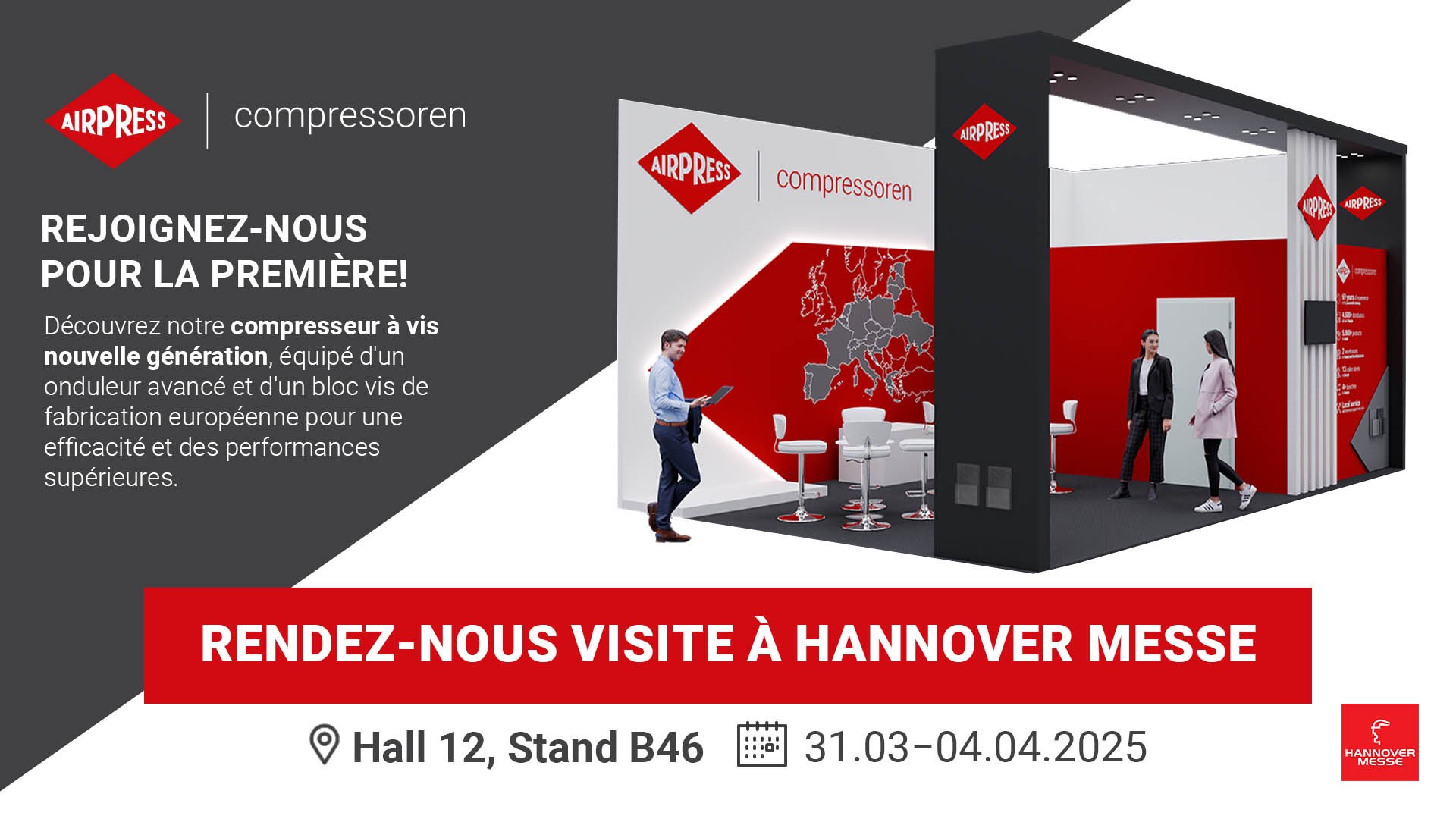 Demandez votre billet gratuit pour la HANNOVER MESSE