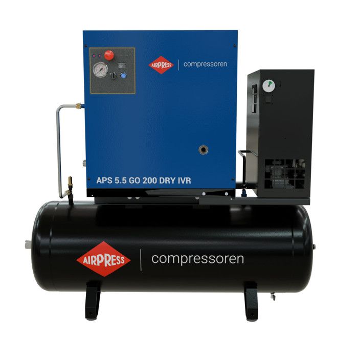 Compresseur APS 5,5 GO 200 Combi Dry IVR Airpress