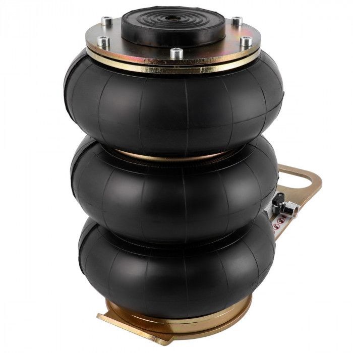 Mini cric gonflable 3 tonnes avec 3 coussins d'air 125-365 mm | Airpress